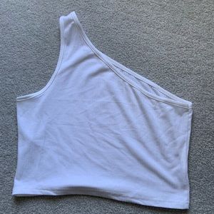 one shoulder tank top